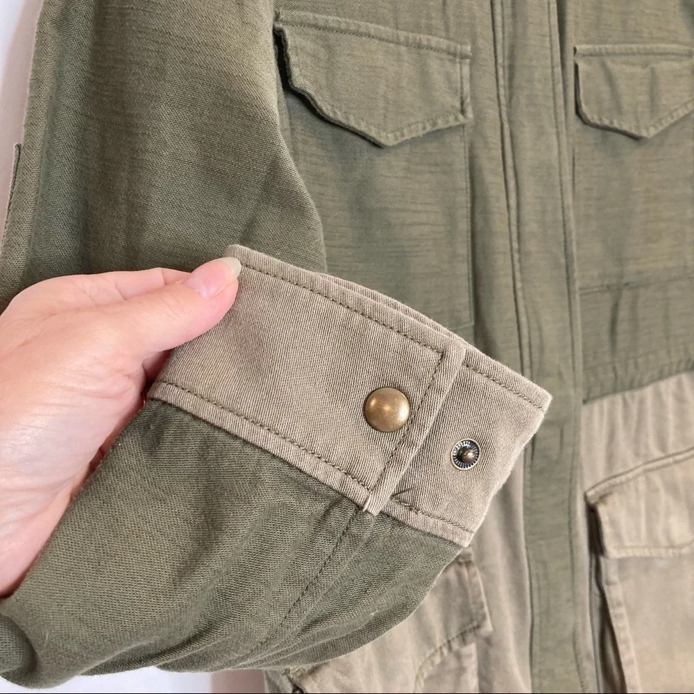 Gap Olive Green 3/4 Length Utility/Military Jacket - Picture 11 of 14